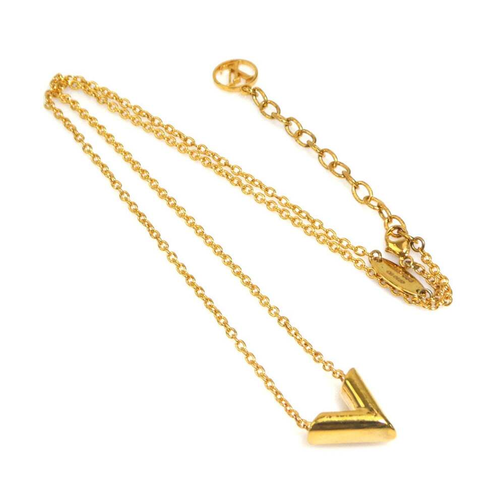 LOUIS VUITTON Gold Necklace - Picture 10 of 11